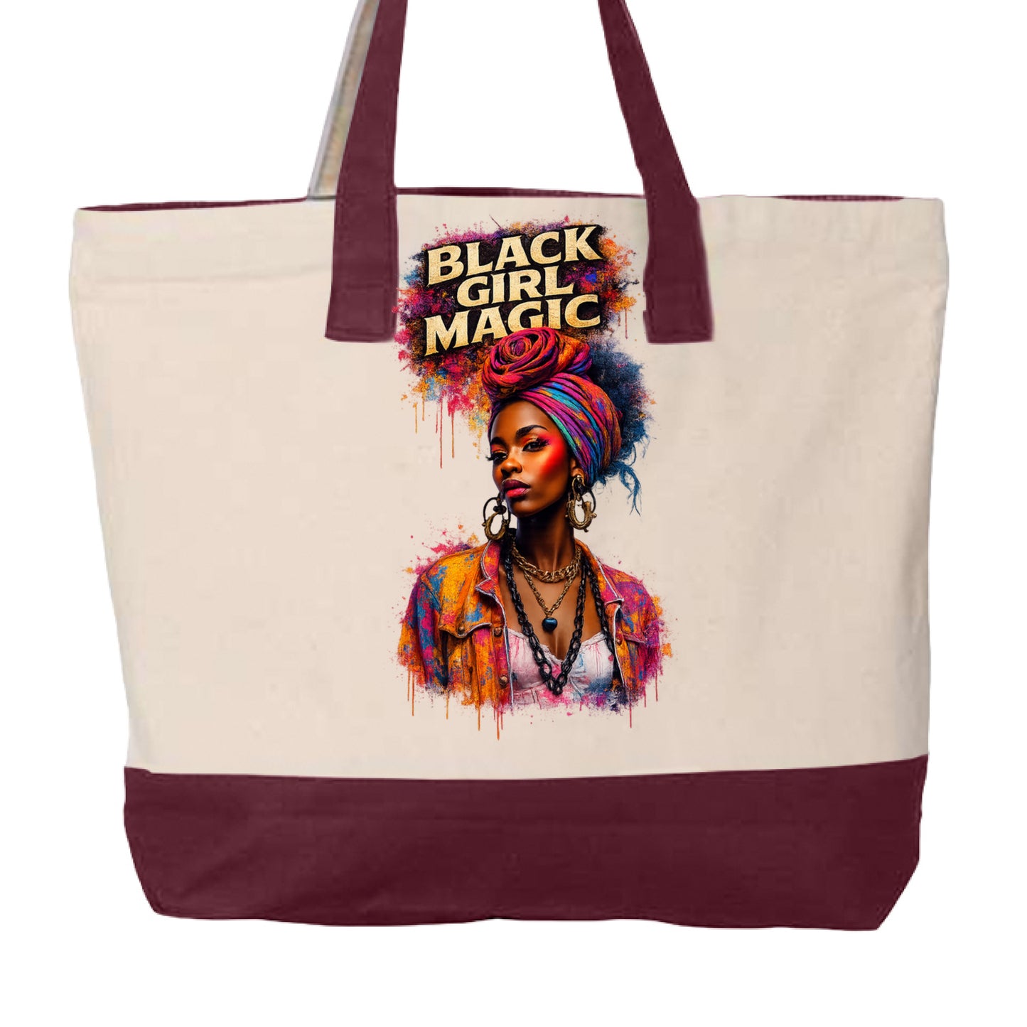 Natural/ Maroon - BACK