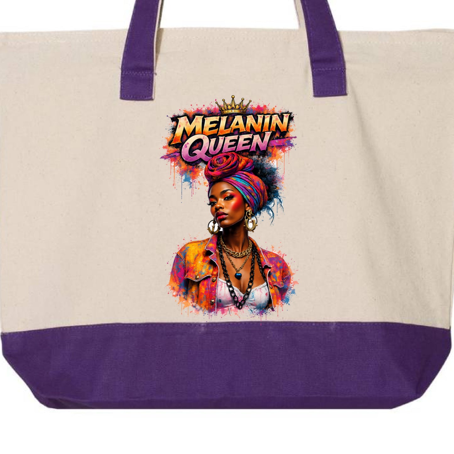 Natural/ Purple - BACK