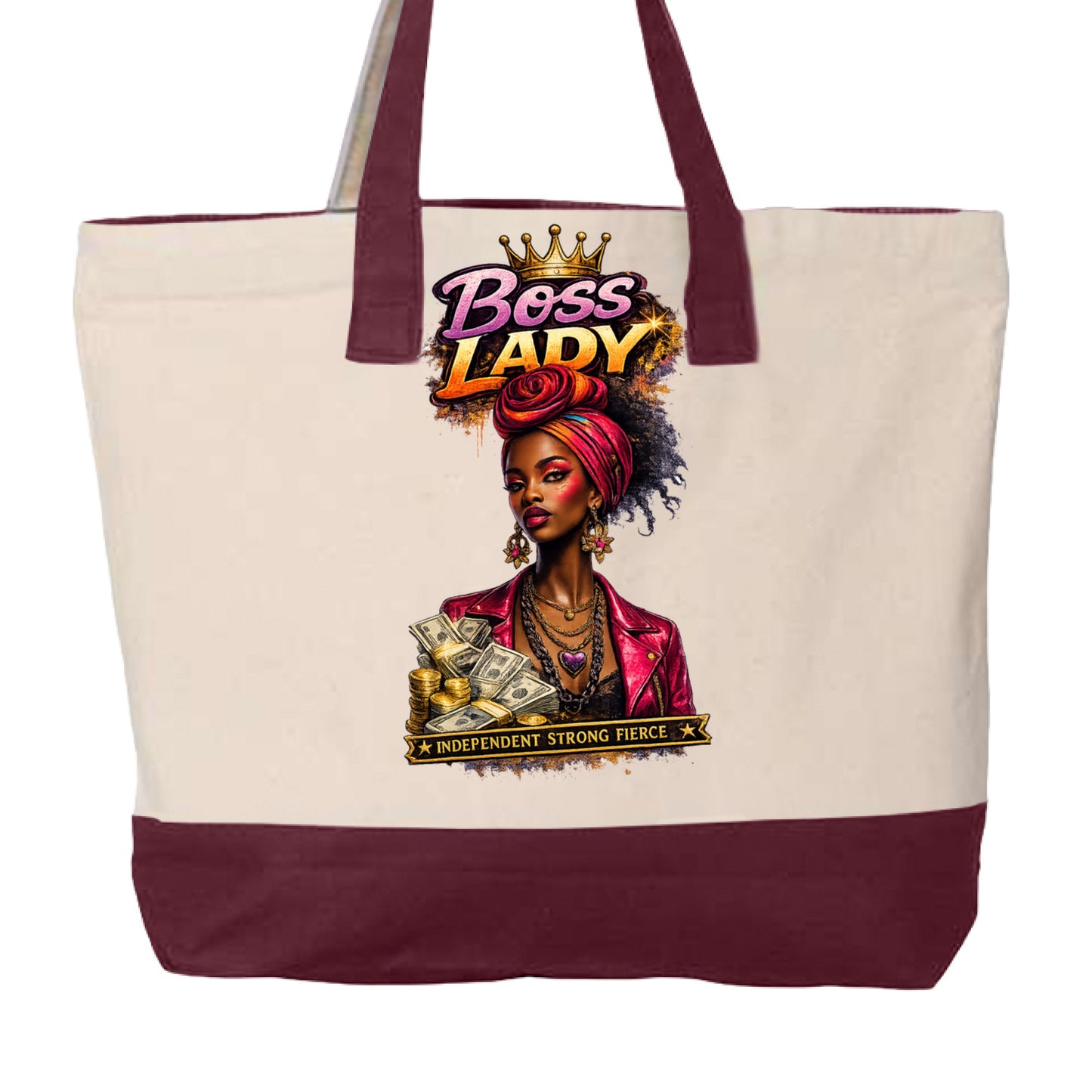 Natural/ Maroon - BACK