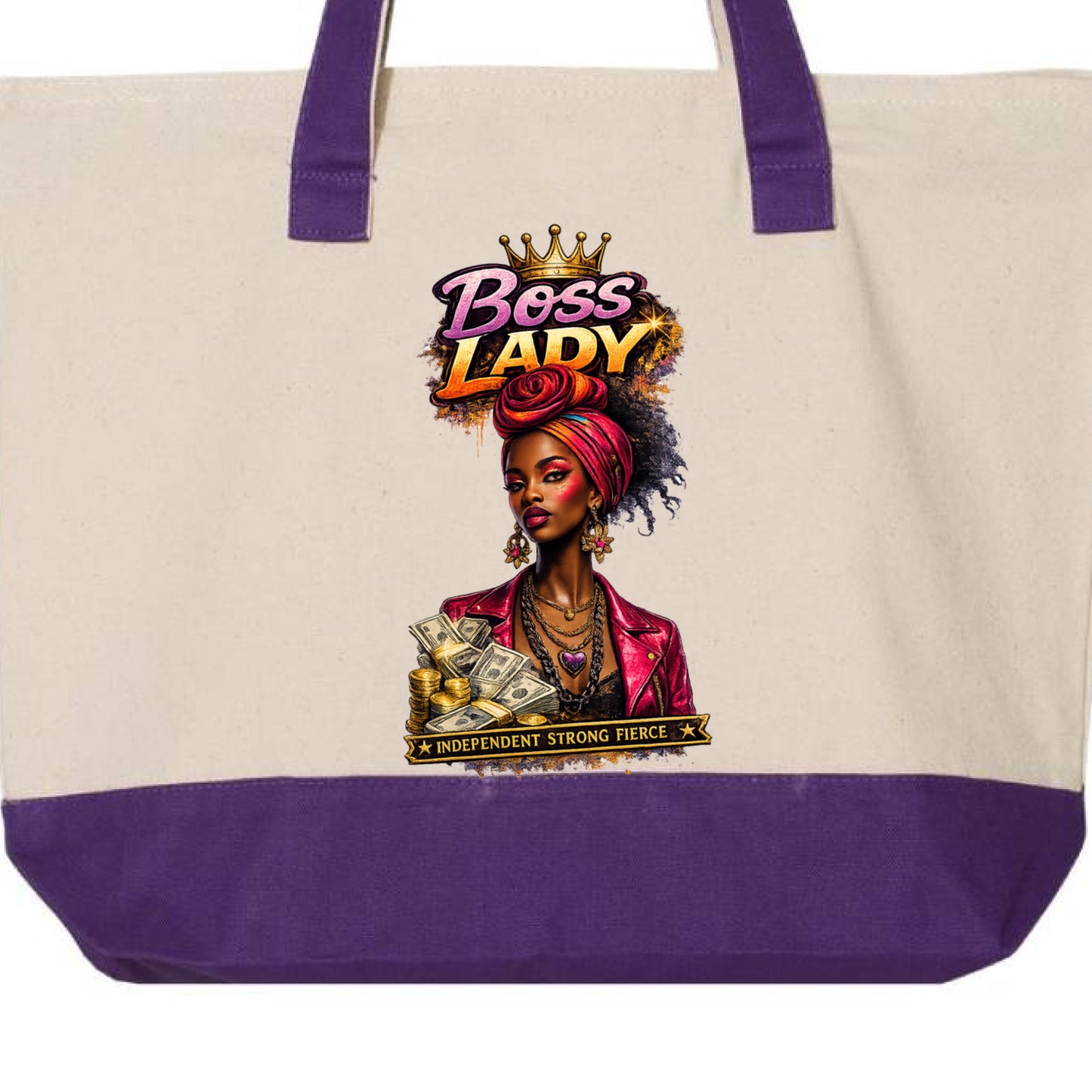 Natural/ Purple - BACK