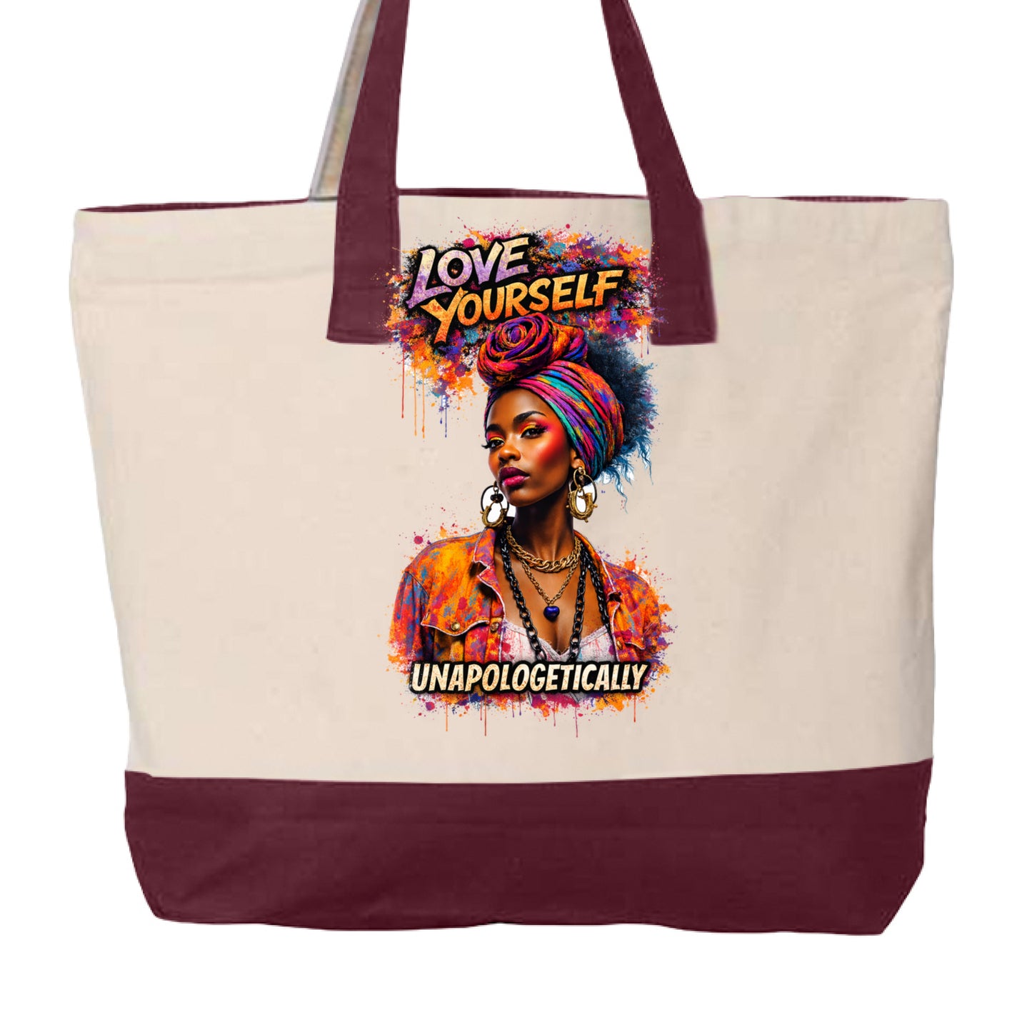 Natural/ Maroon - BACK